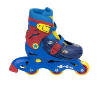 Patines en línea , con diseños de COMIC, tallas ajustables 27-30 /(2234) (2405) Patines de aprendizaje, cambiando la posición de la rueda se convierten en patines en línea. Tobillera acolchada. De acuerdo a la normativa CE. +5 años - details 0