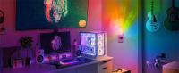 Luz Nocturna Cambio De Color Que Se Entraña En La Pared Para Niños Con Sensor De Atardecer a Medianoche Para Decoración De Baño Regalo - details 13