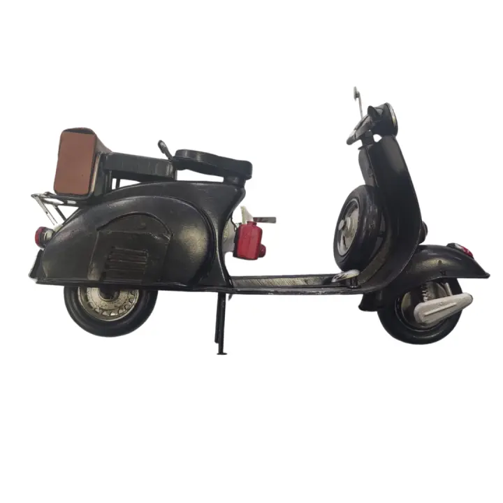 Miniatura SIGNES GRIMALT coleccionable de metal " Vespa negra con maletín" - 1