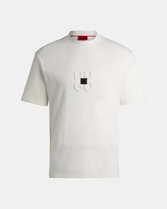 HUGO 50535499 DEBOSTAC Camisetas Manga corta Hombre Blanco - 1