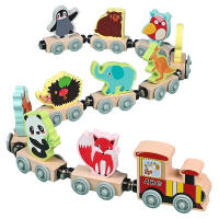 Juguetes De Madera Magnéticos Para Niños Montessori Set De Trenes De Colores Con Números Juguetes Educativos Para Niños Y Niñas Regalo De Cumpleaños O Navidad - details 3