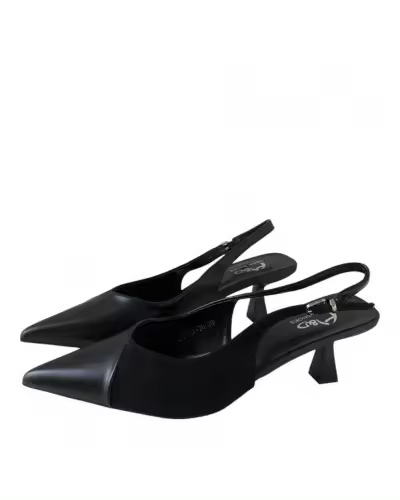Zapatos de salón destalonados con tacón mini, estilo clásico y versátil para cualquier ocasión - - 1