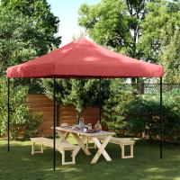 vidaXL Carpa Pleglable Pop-Up 3x3 m Gazebo Caseta Jardín Patio Color Antracita,  Beige,  Burdeos y mas - details 5
