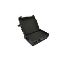 vidaXL Maletín rígido de transporte negro con espuma 35 litros - details 2