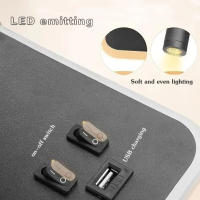 Lámpara De Pared LED Minimalista Con Encendido USB Y Control Dual Cabeza Giratoria 330° Para Iluminación Interior De Camas Pasillos - details 7