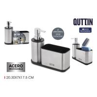 BLOOM STORE-Portaestropajos con dispensador grande Quttin - Organizador de Esponjas de Cocina y baño - details 1