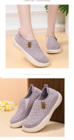 Zapatillas De Verano Para Mujer Transpirables Con Suela Gruesa Y Diseño Atractivo Zapatos Vulcánicos Con Material De Suela De Goma Talla Verdadera - details 1