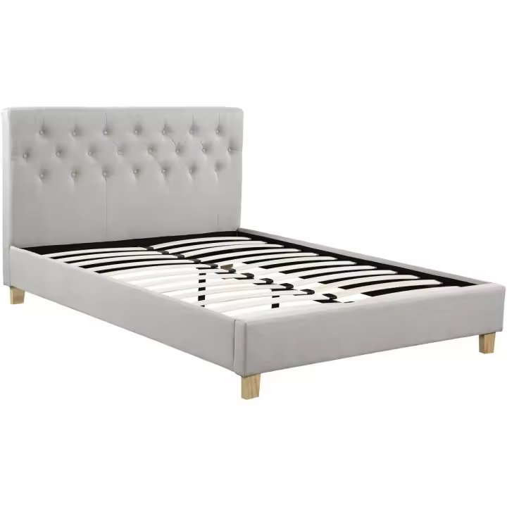 Habitat y Jardin - Cama "EMMY" - 140 x 190 cm - Beige - 1