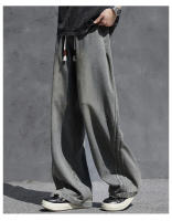 Machete Jeans Para Hombres Verano Nuevo Tendencia Pantalones Americanos Anchos Con Bolsillos Grandes Lavados Estilo Wide Leg - details 10
