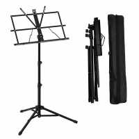 Ociodual Atril Metálico Plegable para Partituras de Música Viajes Desplazamientos Basic Soporte Ajustable Regulable Altura - details 2