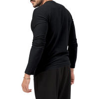 Camiseta de manga larga con cuello redondo de otoño para hombre, jersey holgado, camiseta informal de manga larga para hombre - details 25