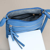 Bolso Cruzado Casual Para Mujer En Cuero PU Estilo Fashion Con Cierre De Flap Bolso De Hombro Diseñador Bolsos Y Monederos - details 11
