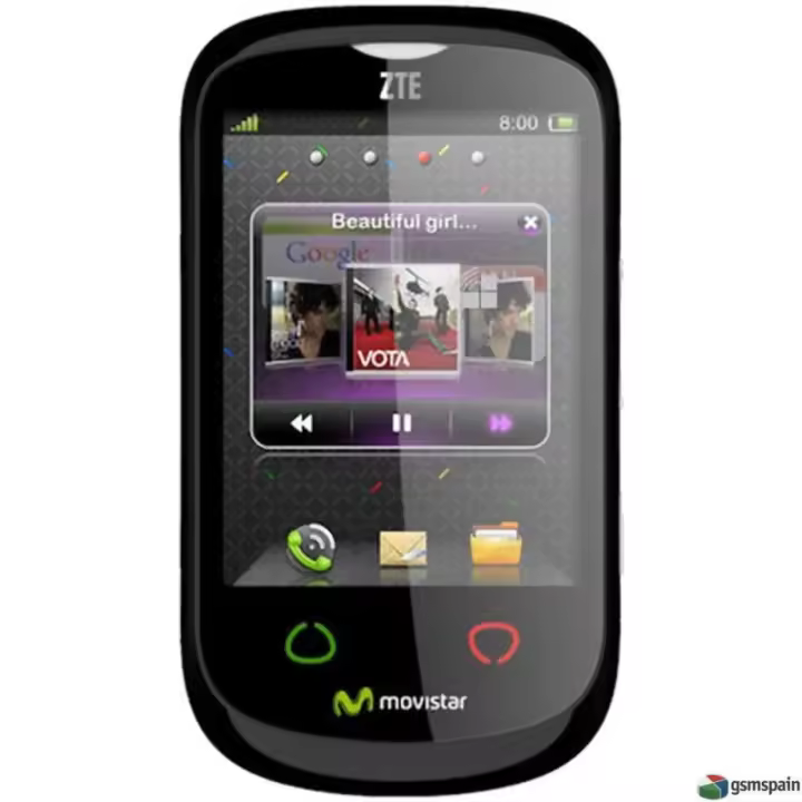 ZTE VEGA - Teléfono GSM - Pantalla Táctil - Cámara 1.3MP - Radio FM - Bluetooth - Organizador - 1