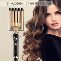 Rizador De Pelo Portátil Cerámico Con Control De Temperatura 2 Velocidades PTC Calentamiento Rápido 5 Modos De Onda Para Cabello Seco Y Húmedo - details 0