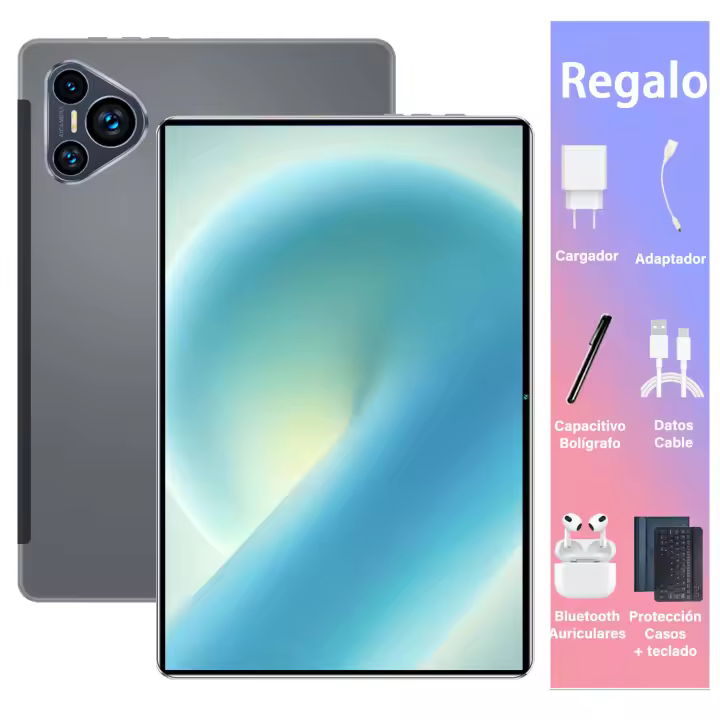 2025 Versión Global,Tablet Android 5G, 10,1 Pulgadas, 14 Núcleos,Nueva Red, 20000mAh,16GB + 1TB, Android 13,0, Wifi - 1
