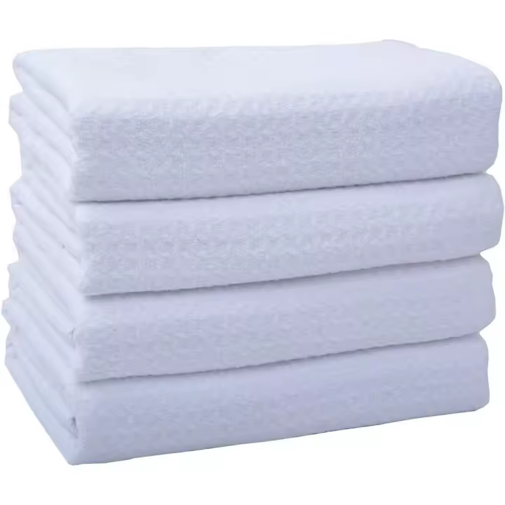 Toallas de Cocina, Toallas de Plato Super Suaves y abrorbentes, Toallas de Barra, Traco Cocin, Paquete de 4,Blanco,40x60CM, - 1