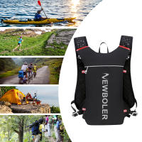 Nueva Mochila Ultra-ligera NEWBOLER Para Trail Running 5L Chaleco De Hidratación Para Maratón Y Bicicleta Con Bolsa De Agua De 2L Para Hombres Y Mujeres - details 4