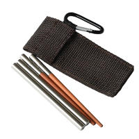 Tijeras Plegables Ultraligeras Con Bolsa De Almacenamiento Para Viajes Ergonómicas De Madera Y Acero Inoxidable Para Uso Al Aire Libre - details 5