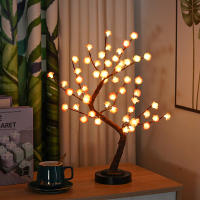 Árbol De Luz LED Árbol De Rosas Luz Cálida Ramas Ajustables Lámpara Arbolada Decorativa Iluminación De Árbores Para Interiores - details 4