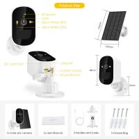 Cámara de vigilancia solar inalámbrica Wifi, cámara de seguridad exterior IP Full HD, IP66 impermeable con batería de 6000 mAh - details 7