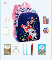 Mochila Infantil Disney Mickey Mouse Minnie Para Niños Y Niñas Rosa Pequeña Bolsa Escolar De Dibujos Animados Para Jardín De Infantes - details 2