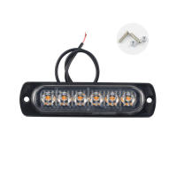 4pcs Luz De Indicador LED 12V 6 Lámparas Amarillas/Rojas/Blancas/Azules Para Carrocería De Camión Moto Luz Lateral De Marcador - details 1