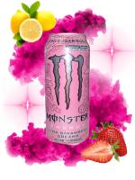 Monster Energy Nacional ULTRA STRAWLBERRY DREAMS 500ML bebida energeticas sin azucar caja 24 unidades - details 2