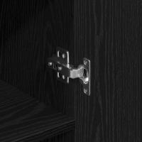 vidaXL Aparador Negro de Roble 69,5x34x90 cm Madera Elaborada - details 6
