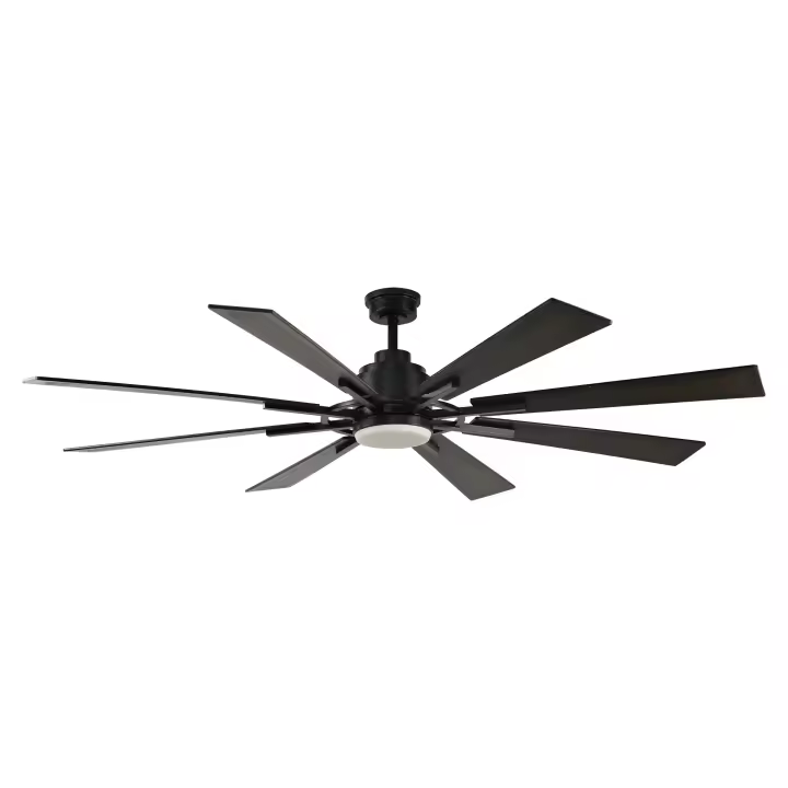 Ventilador de techo XTRELAMP PHILADELPHIA Motor DC  6v NEGRO 18W con mando a distancia 2000 lm Diámetro 183cm - 1
