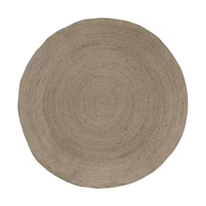 Alfombra De Yute Natural 120 Cm Diámetro El mejor complemento para tu hogar. Fijalo - 1
