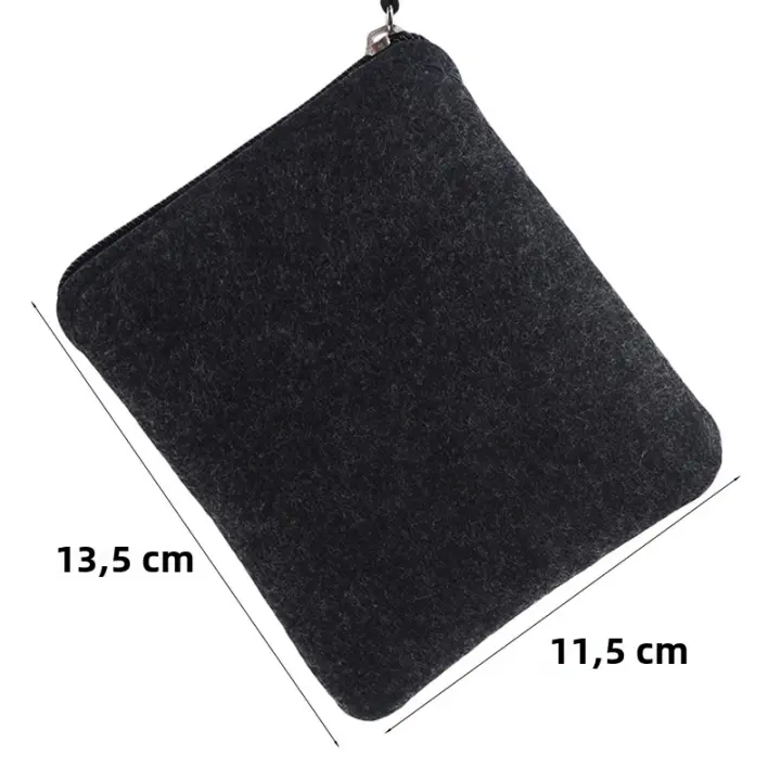 Monedero De Lana Para Hombres Y Mujeres Con Cargador De Moneda Mini Almacenamiento Tarjeta De Crédito ID Bolsa De Auriculares Estuche De Mano Casual Unisex - 1