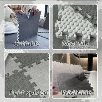 Tapete Educativo Para Bebés 1-24Pcs Alfombra De Juego Para Niños Espesor 30x30x1cm Material Sisal Diseño Plain Square - details 6