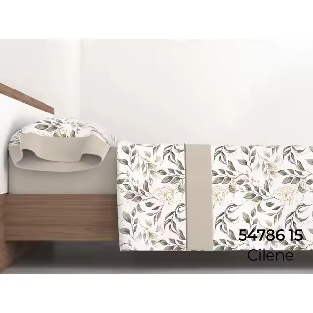 Juego de sábanas ligero, suave, fresco. Azul, Verde. Juego de Cama 100% Microfibra tacto Satén. Cama de 150, 135, 90 y 105. Primavera, Verano. Dormitorio Elegante, Alegre, Colorido,Luz - 1