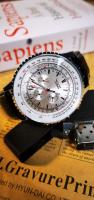 Reloj Automático JARAGAR Pilot Para Hombres Multifuncional Con Dial Sub Con Correa De Cuero Lujo Marca Top Resistentes Al Agua Y Choque - details 4