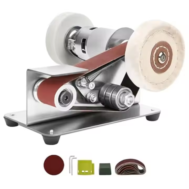 Eu Plug,belt Sander,adjustable Speed Electric Knife Sharpener,15degree Belt Grinder,power Belt Sander For Woodworking - 1