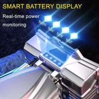 Lámpara Recargable Con Cargador Recargable Luz De Mano Potente Linterna LED Para Camping Alta Potencia Linterna LED Resistente Al Agua - details 1