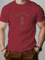 Camiseta De Algodón Para Hombre Con Diseño Gráfico Y Frase Popular Camiseta De Verano Con Cuello Redondo Y Mangas Cortas Transpirable Y Ligera Para Uso Casual Diario - details 7