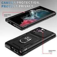 Funda Protectora 360 Grados Para Samsung Galaxy S24 S23 Ultra S22 plus S21 S23FE Note20 Ultra A54 A14 Con Cámara Slider Magnética Antisuciedad Antideslizante Doble Capa - details 8