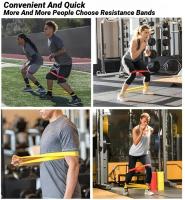 Set De 7 Bandas De Resistencia TPE Para Fitness Ejercitación De Fortalecimiento De La Mujer Y Hombre Equipo De Gimnasio Portátil Pilates Yoga - details 3