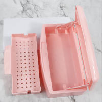 Caja De Desinfección Para Uñas 1pcs Herramienta De Uñas Plástica Blanca Estéril Para Aparatos De Acero Metal Tijeras Y Pinzas - details 15