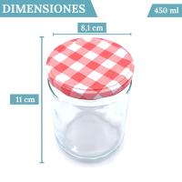 Mundotarros - 12 Tarros de Cristal de 450 Ml con Tapa Hermética - details 3