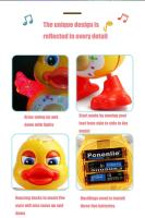 Pato Electrónico Que Danza Con Ojos Parpadeantes Y Luz Flashing Juguete Educativo De Animales Cartoon Divertido Para Niños Regalo - details 4