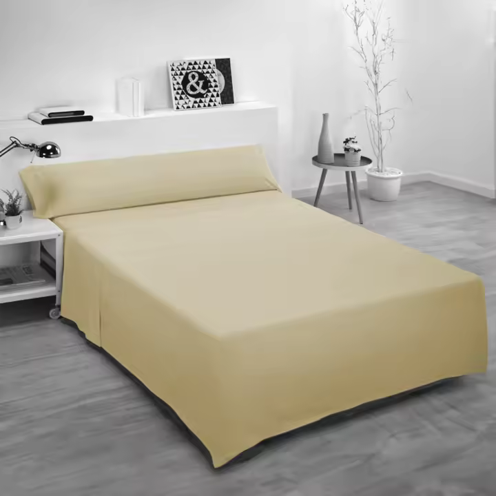 Zimmy Juego de Sábanas de Microfibra Ultra Suave para Todo Tipo de Camas - Incluye Sábana Bajera Ajustable, Sábana Encimera y Funda de Almohada - Disponible en Variados Colores y Tamaños - 1