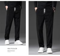 Pantalones Casuales De Corduroy Para Hombre Corte Recto Moda Negocios Verano Otoño Ajuste Regular Ropa Maleza - details 12