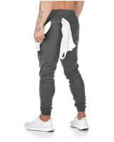 Pantalones Deportivos Casuales Para Hombres Algodón Fitness Entrenamiento Correr Pantalones Largos De Cintura Media Talla S a XXXL - details 14