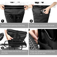 Bolsa De Bicicleta Impermeable 20L Alforja Lateral Con Portátil Bolsa De Alforja Para Bicicleta Trunk Portátil Carrier Pack - details 4