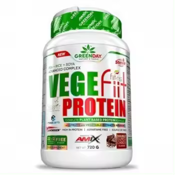 Amix Nutrition Amix Vegefiit Protein 720 gramos Raíz Nutrición Deportiva Proteínas Inicio Proteínas sin lactosa Proteínas de soja Proteínas veganas Proteínas para mujer - 1