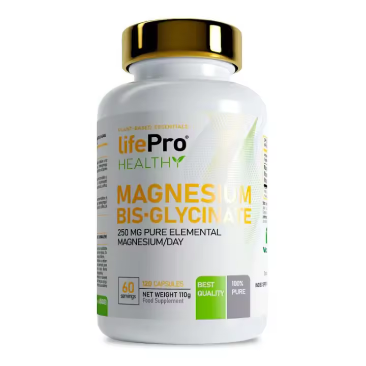 LIFE PRO BISGLICINATO DE MAGNESIO 120 CAPS - 1