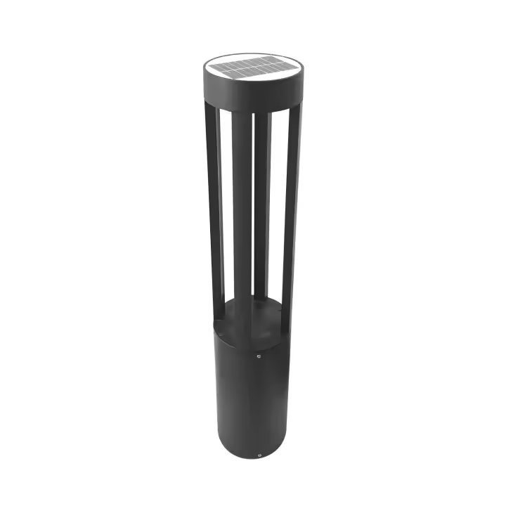 Ledkia Baliza Solar Exterior LED 1.5W Superficie Pie 80cm Siparia 3000K Blanco Cálido - 1