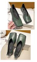 Zapatos De Mujer Mary Jane Retro Cuadrados Plana Minimalista Moda Zapatos Casuales Ligeros Para Primavera Y Otoño - details 15
